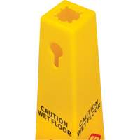 Wet Floor Safety Cone, Bilingual with Pictogram Superchem Industries