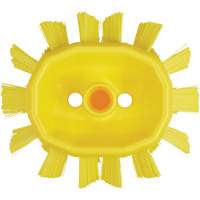 Brosse UST pour cuves, Soies Ferme, Longueur de 7-1/2", Jaune Superchem Industries