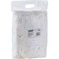 Wiper Rags, Fleece, White, 10 lbs. Superchem Industries