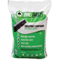 Pine Sweep Biodegradable Sweeping Compound, Bag, 44 lbs. (20 kg) Superchem Industries