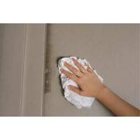 Chiffons recycl&eacute;s, Coton, Blanc, 20 lb Superchem Industries