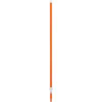 Handle, Broom/Brush/Dust Mop/Pad Holder/Scraper/Squeegee/Wet Mop, Orange, Telescopic, 62" - 109-2/5" L Superchem Industries