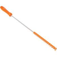 Tube Brush, Stiff Bristles, 19-7/10" Long, Orange Superchem Industries