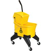 Grizzly Mop Wringer & Bucket, Down Press, 8 US Gal. (32 Quart), Yellow Superchem Industries