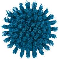 Brosse ronde HyDrive pour perceuse, Soies Tr&egrave;s ferme, Longueur de 3-1/10", Bleu Superchem Industries
