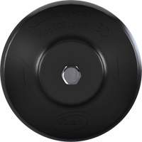 Brosse ronde HyDrive pour perceuse, Soies Tr&egrave;s ferme, Longueur de 3-1/10", Noir Superchem Industries