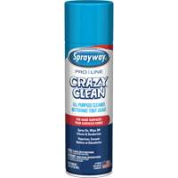 Nettoyant tout usage Pro Line Crazy Clean, 19 oz., Canette a&eacute;rosol Superchem Industries