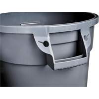 Grey Titan Garbage Container, Plastic, 20 US gal. Superchem Industries