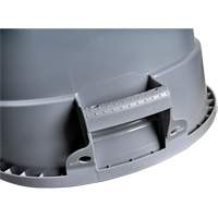 Grey Titan Garbage Container, Plastic, 20 US gal. Superchem Industries