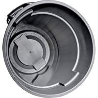 Grey Titan Garbage Container, Plastic, 20 US gal. Superchem Industries