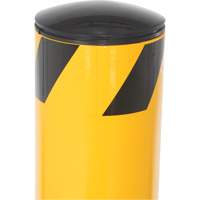 Bollard, Steel, 42" H x 5-1/2" W, Yellow Superchem Industries