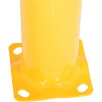 Bollard, Steel, 42" H x 5-1/2" W, Yellow Superchem Industries