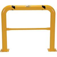 High Profile Machinery Guards, 4' W x 3.5' H, Yellow Superchem Industries