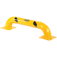 Low Profile Rack Guards, 3' W x 0.75' H, Yellow Superchem Industries
