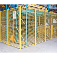 Wire Mesh Partition Components - Universal Posts, 10-1/4' H Superchem Industries