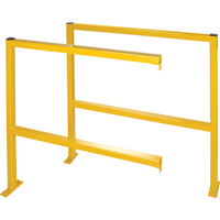 Perimeter Guards - Tubular Style, 48" W x 49-1/2" H, Yellow Superchem Industries
