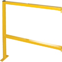 Perimeter Guards - Tubular Style, 46" W x 49-1/2" H, Yellow Superchem Industries