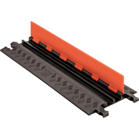 Protecteur de c&acirc;ble &agrave; profil bas Guard Dog, 2 canaux, 36" lo x 11,94" la x 1,25" h Superchem Industries