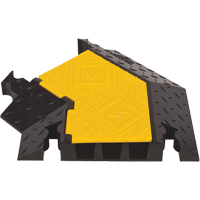 Yellow Jacket&reg; 3-Channel Heavy Duty Cable Protector - Left Turn Superchem Industries