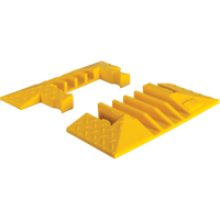 Yellow Jacket&reg; 4-Channel Heavy Duty Cable Protector - End Caps Superchem Industries