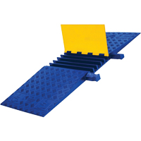 Yellow Jacket&reg; Heavy Duty ADA/DDA Cable Protector, 5 Channels, 18" L x 50" W x 1.875" H Superchem Industries