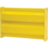 Industrial Safety Guard Rail, Steel, 19" L x 12" H, Safety Yellow Superchem Industries