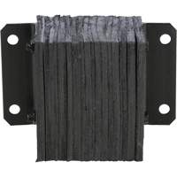 Butoir de quai lamell&eacute;, Horizontal, Caoutchouc, 12" la x 6" p x 10" h Superchem Industries