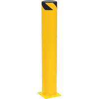 Safety Pipe Bollard, Steel, 42" H x 6-5/8" W, Yellow Superchem Industries