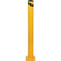 Butoir, Acier, 48" h x 4-1/2" la, Jaune Superchem Industries