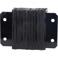 Butoirs de quai lamell&eacute;s, Horizontal, Caoutchouc, 12" la x 4" p x 10" h Superchem Industries