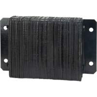 Butoirs de quai lamell&eacute;s, Horizontal, Caoutchouc, 18" la x 4" p x 12" h Superchem Industries