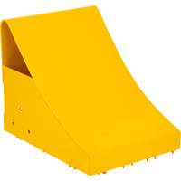 Ice Chocks, Steel, Yellow, 8-1/16" W x 10-5/8" D x 8-13/16" H Superchem Industries