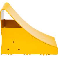 Ice Chocks, Steel, Yellow, 8-1/16" W x 10-5/8" D x 8-13/16" H Superchem Industries