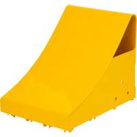 Ice Chocks, Steel, Yellow, 8-1/16" W x 10-5/8" D x 8-13/16" H Superchem Industries