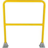 Garde-corps pour barri&egrave;re de s&eacute;curit&eacute;, Acier, 36" lo x 42" h, Jaune Superchem Industries