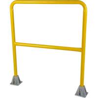 Garde-corps pour barri&egrave;re de s&eacute;curit&eacute;, Acier, 36" lo x 42" h, Jaune Superchem Industries