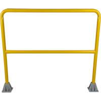 Garde-corps pour barri&egrave;re de s&eacute;curit&eacute;, Acier, 48" lo x 42" h, Jaune Superchem Industries