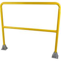 Garde-corps pour barri&egrave;re de s&eacute;curit&eacute;, Acier, 48" lo x 42" h, Jaune Superchem Industries