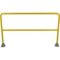 Garde-corps pour barri&egrave;re de s&eacute;curit&eacute;, Acier, 72" lo x 42" h, Jaune Superchem Industries