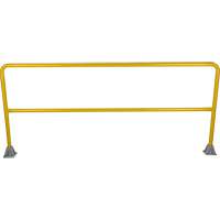 Garde-corps pour barri&egrave;re de s&eacute;curit&eacute;, Acier, 84" lo x 42" h, Jaune Superchem Industries
