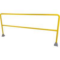 Garde-corps pour barri&egrave;re de s&eacute;curit&eacute;, Acier, 84" lo x 42" h, Jaune Superchem Industries