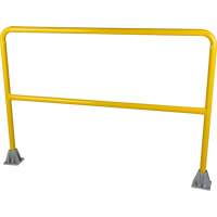 Garde-corps pour barri&egrave;re de s&eacute;curit&eacute;, Acier, 60" lo x 42" h, Jaune Superchem Industries