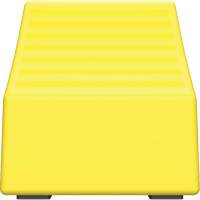 Cale de roue ultra-robuste pour l'exploitation mini&egrave;re Checkers Safety sans support, PEHD, Jaune, 14-1/2" la x 17-1/2" p x 16" h Superchem Industries