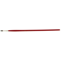 Round Marking Paint Brush, 9/64" Brush Width, Camel Hair, Wood Handle Superchem Industries
