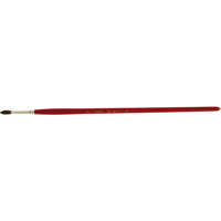 Round Marking Paint Brush, 3/16" Brush Width, Camel Hair, Wood Handle Superchem Industries