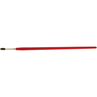 Round Marking Paint Brush, 7/32" Brush Width, Camel Hair, Wood Handle Superchem Industries