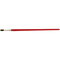 Round Marking Paint Brush, 1/4" Brush Width, Camel Hair, Wood Handle Superchem Industries