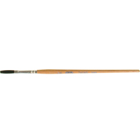 One Stroke Paint Brush, 1/8" Brush Width, Ox Hair, Wood Handle Superchem Industries
