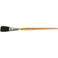 One Stroke Paint Brush, 3/4" Brush Width, Ox Hair, Wood Handle Superchem Industries