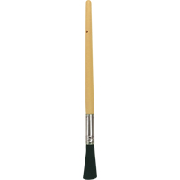 Oval Paint Brush, Bristle, Plastic Handle, 13/32" Width Superchem Industries